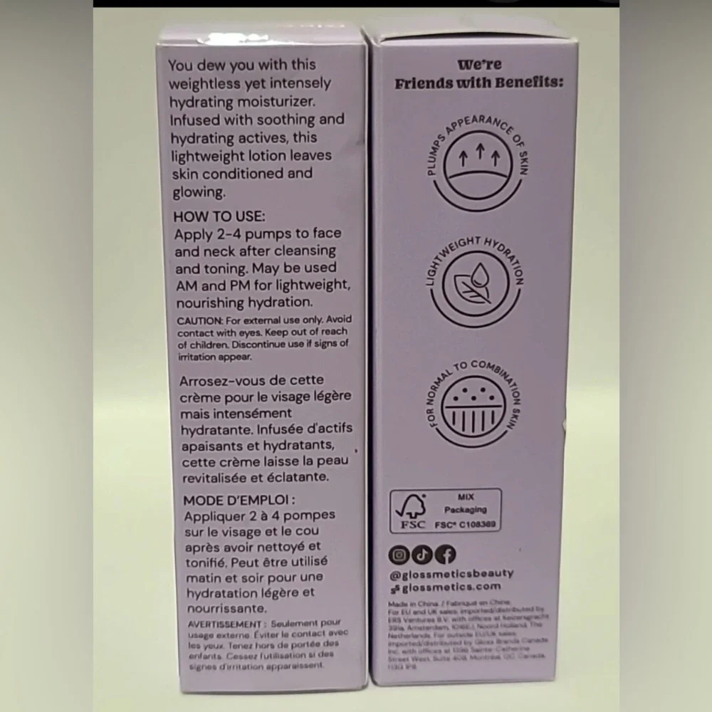 GLOW DEAL! Glowmetics Dewy Hydrated Lightweight Daily Moisturizer 4 ONLY $15